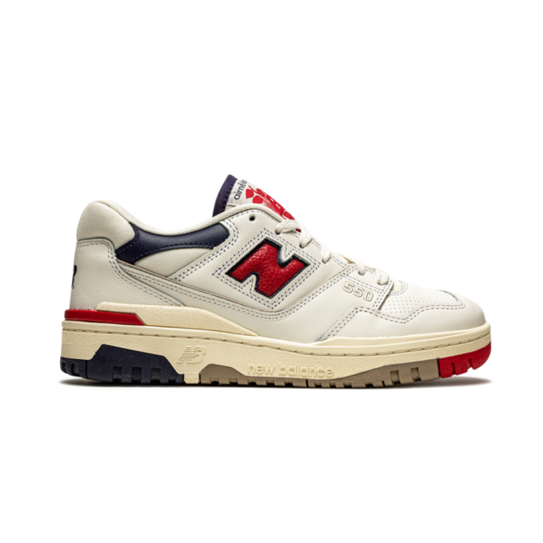 New Balance 550 Aime Leon Dore White Navy Red
