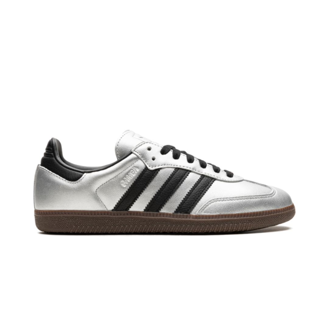 Adidas Samba Silver Metallic Black Gum